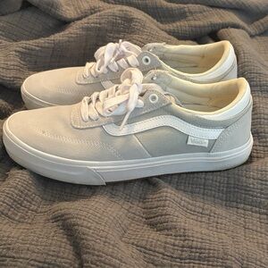 Vans Gray Canvas Sneakers size 6.5